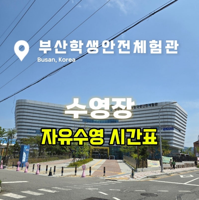 부산 명지동 수영장 부산학생안전체험관 수영장 이용꿀팁