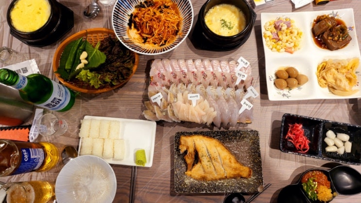  [연산동]단체모임 하기좋은 모듬회 맛집 연산동 횟집 '연산동 고기쟁이'