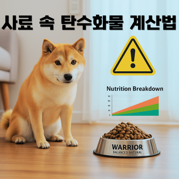  강아지 탄수화물 사료, 몇 %까지 괜찮을까?｜계산법으로 직접 확인하세요