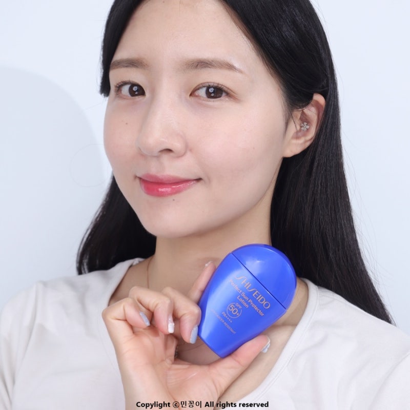 끈적임 없는 지성 선크림 시세이도 파란자차 워터프루프 스포츠 썬크림으로 추천