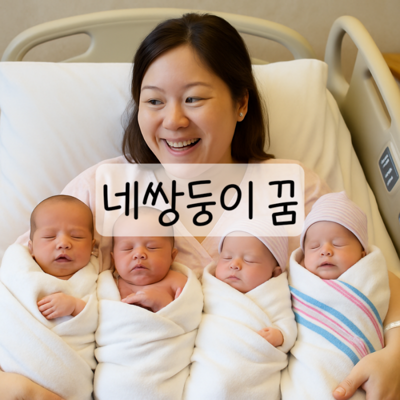 쌍둥이 낳는 꿈, 7명이나?! 대박 길몽 해몽 정리했어요