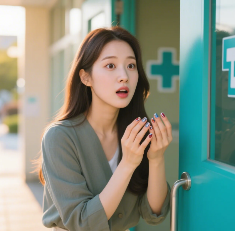 수면내시경 젤네일 꼭 지워야할까?