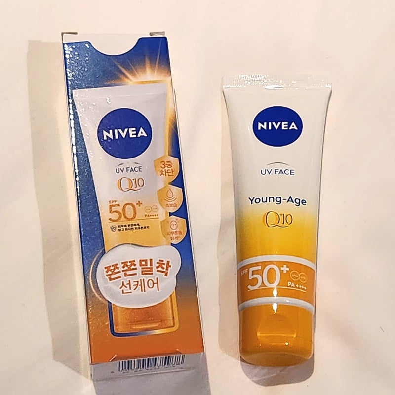 선크림추천 니베아 선 영에이지 페이스 선크림 후기