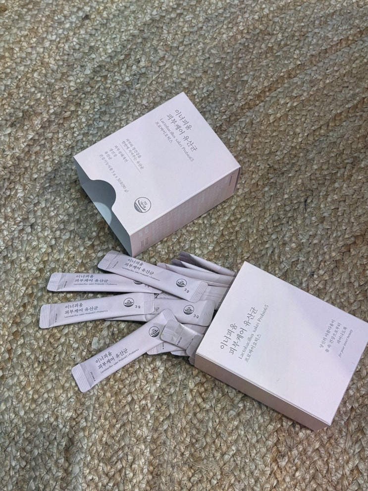  [이너피움 피부케어 유산균] 피부 염증을 줄여주는 믿을 수 있는 유산균!