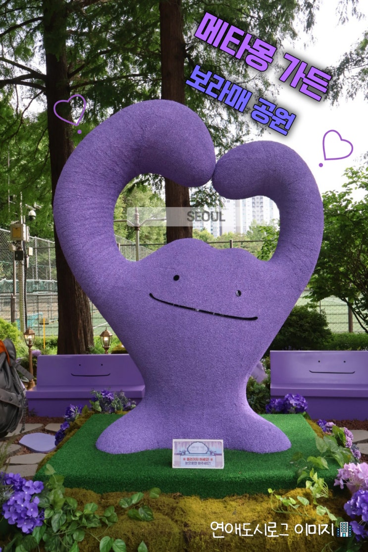  서울 보라매공원 인기스타 메타몽 보러와요~