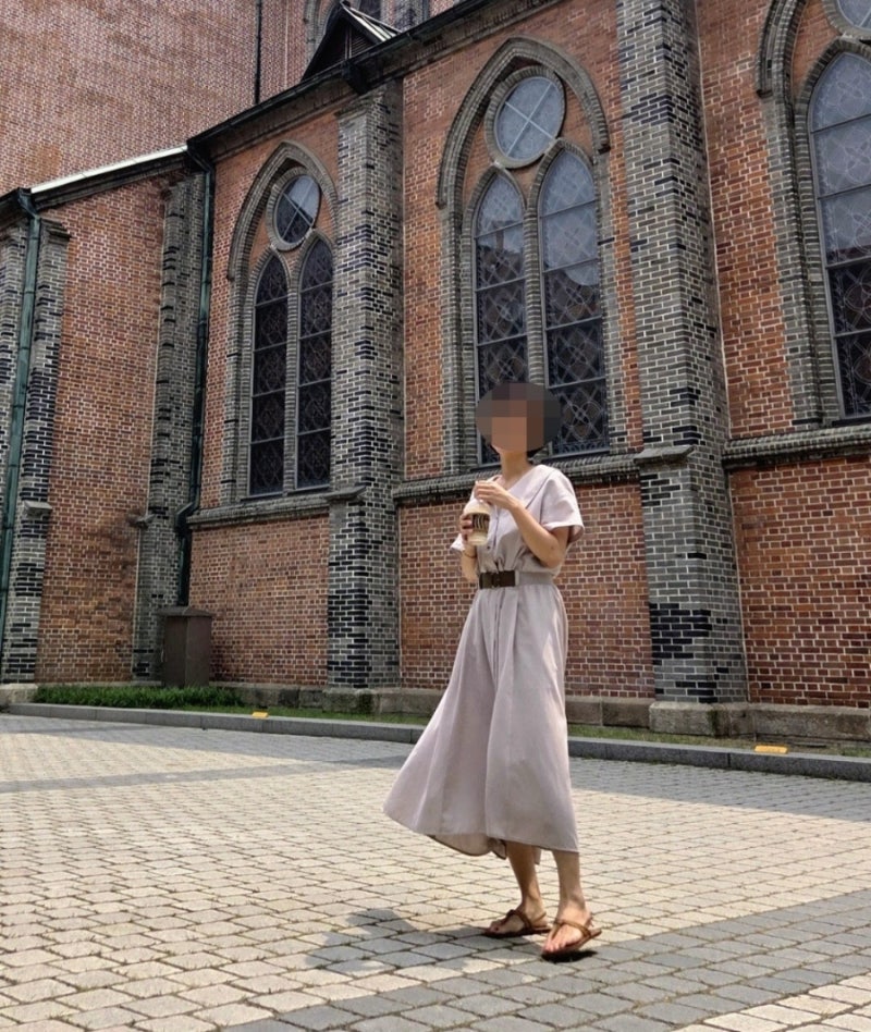 데일리 원피스 여름 롱 원피스 추천 한섬 시스템 아울렛