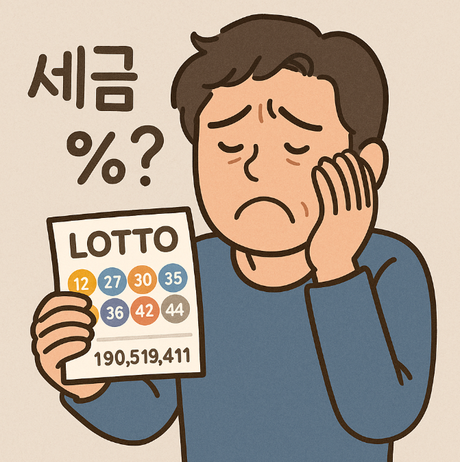  로또1등세금 몇 프로나 뗄까