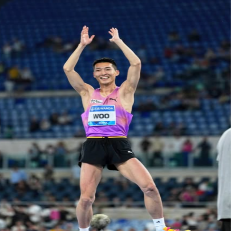 우상혁 다이아몬드리그 로마시리즈 우승으로 올시즌 6개대회 연속 금메달!! 아쉬운 건 지금이 올림픽이 아니라는 점!!(우상혁 우승!! 시즌 2위 기록, 도로슈크 탐베리 해미시 커)
