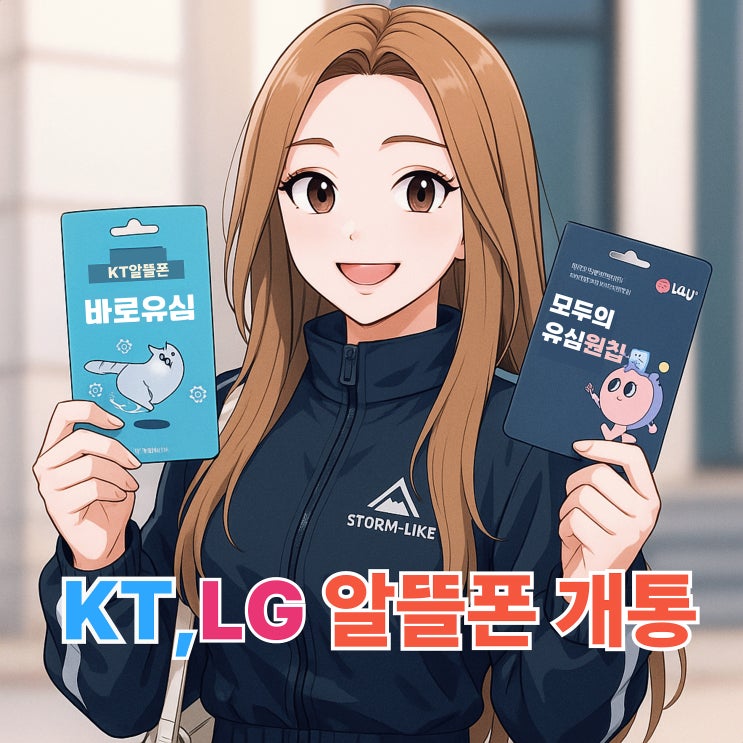  KT, LG 알뜰폰 유심 셀프 개통 방법 이글 하나면 끝
