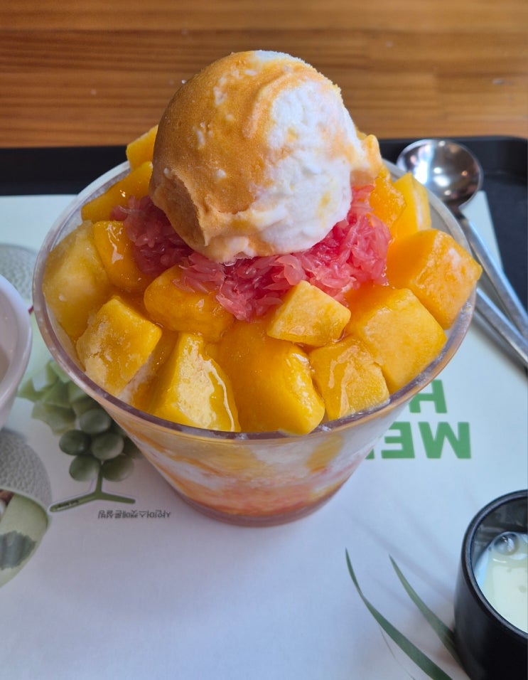  설빙 메뉴 자망코 가격 14900원