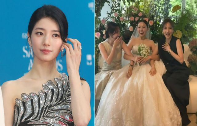  "민 결혼식에 왜 안 왔냐"… '불화설' 수지만 빠졌다