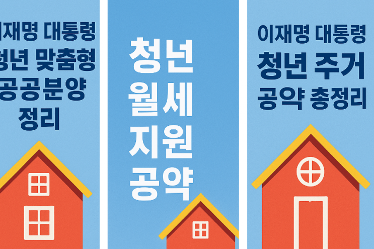 이재명 <b>대통령</b> ‘청년 <b>주거</b> 공약’ 정리: 공공분양 & 월세 지원