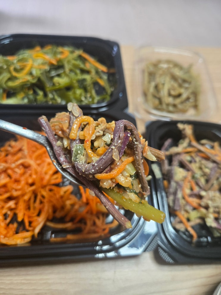  검단신도시 반찬가게 란이네반찬 4팩 만원으로 비빔밥 만들기