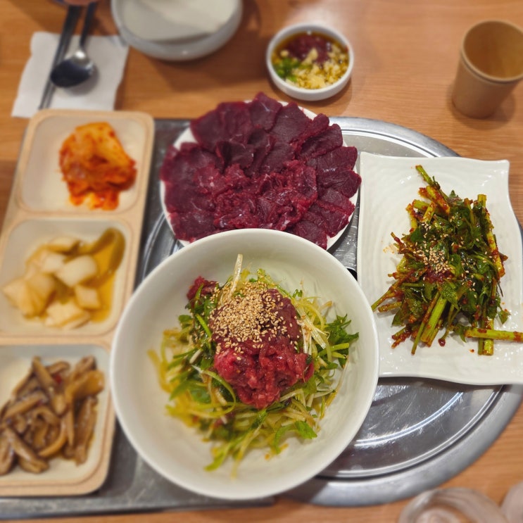  잠실역맛집 소뭉집 방이직영점에서 인생 뭉티기와 육회 비빔밥을 만나다