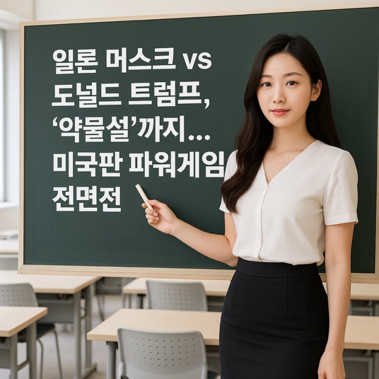  머스크 vs 트럼프 미국판 파워게임