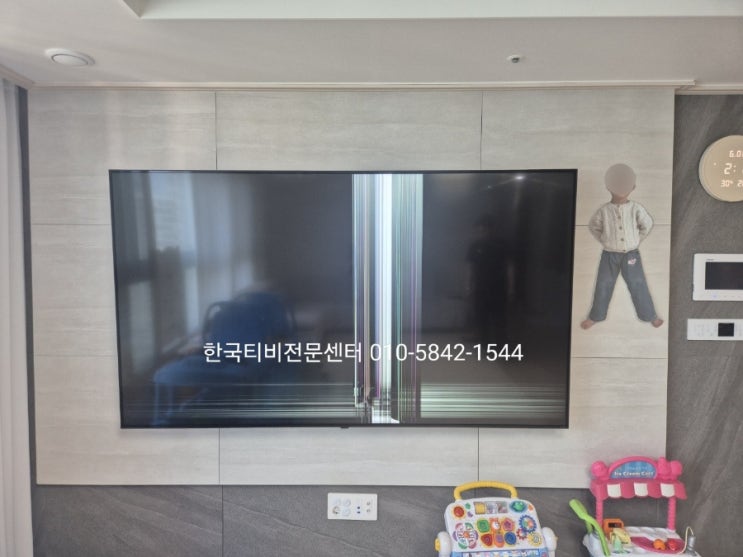  tv사설수리 검단 김포 한국티비전문센터, 86인치 대형액정