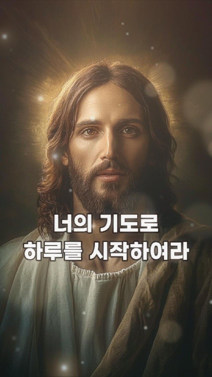  예수님의 메시지: 너의 기도로 하루를 시작하여라  예수님 마음️