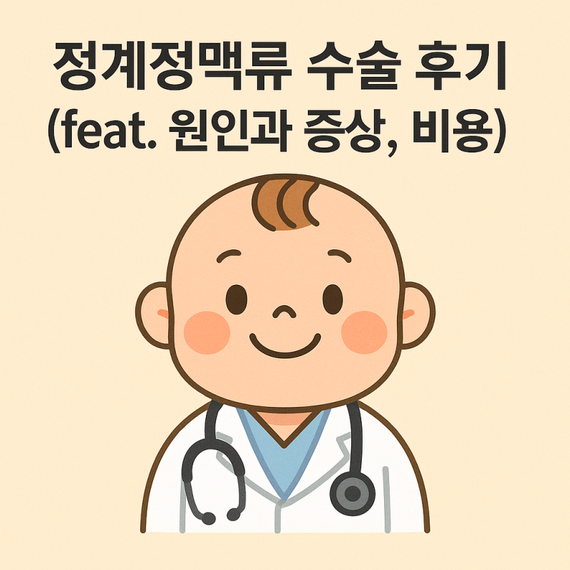 정계정맥류 수술 후기(feat. 원인과 증상, 비용)
