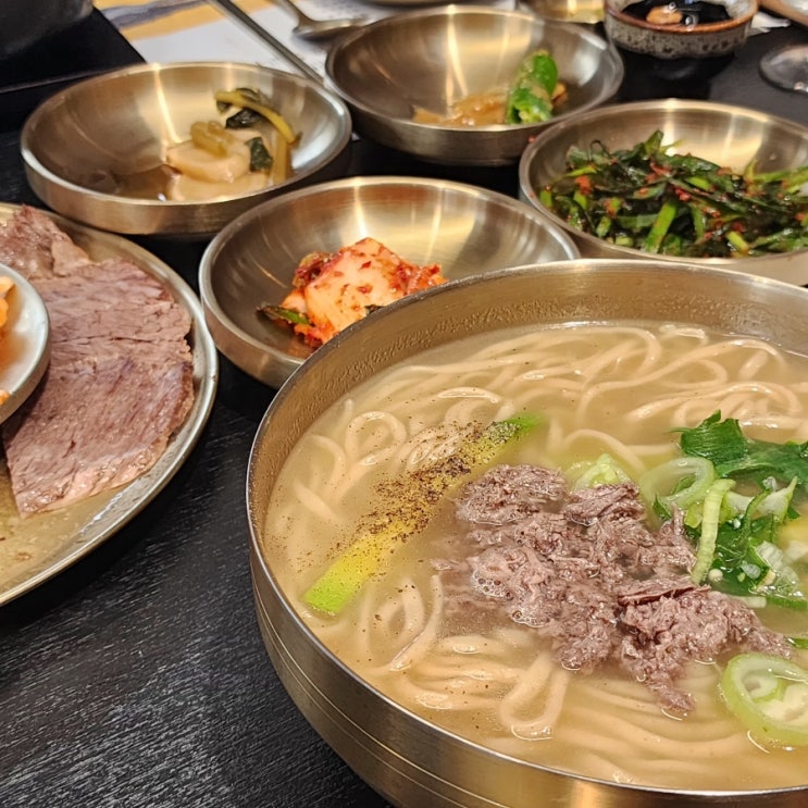  인천 국수 맛집 황금안동국시 가족외식 후기