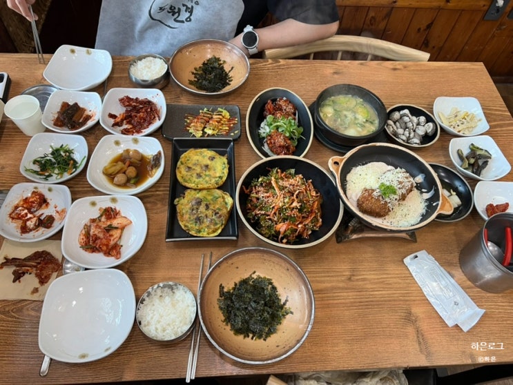  순천 꼬막정식 내돈내산 도원경 정갈한 한상