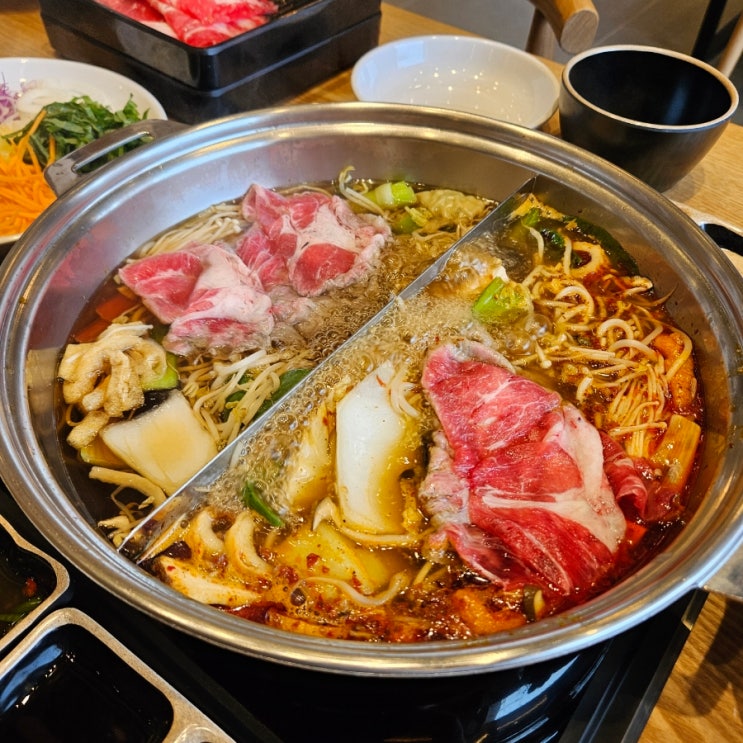  전주 송천동 맛집 '샤브20 전주송천점' 샐러드바 고기 무한리필 샤브샤브