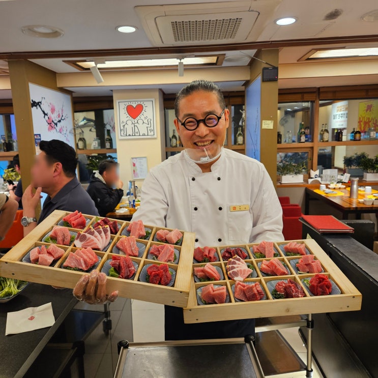 [잠실야구장 맛집] 역전 열기를 -50 참치·쏘맥으로! 방이동 골드참치 15코스 + 석촌호수 데이트
