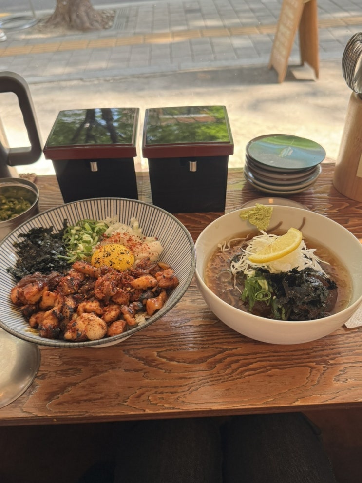  합정 또간집 덮밥 맛집 ‘낭만식탁’ 후기(냉모밀 추천)