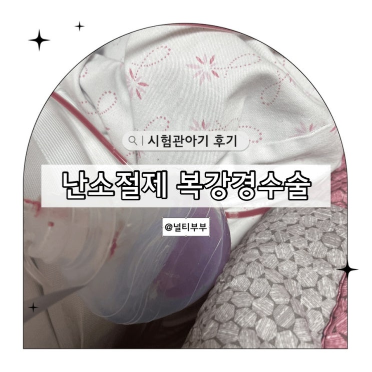 시험관 후 난소절제 난소염전 단일공복강경 수술후기