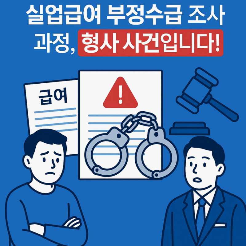 실업급여 부정수급 조사 과정과 결과 후기 실무 분석