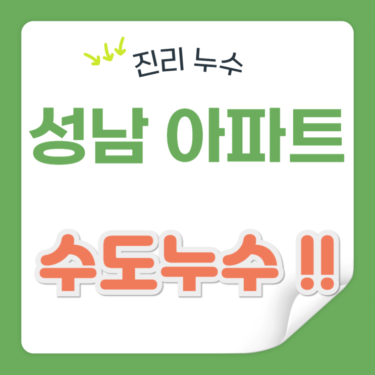 성남 수도누수 야탑 도촌동 아파트 직수배관 물 샘 도배지 곰팡이 해결 업체