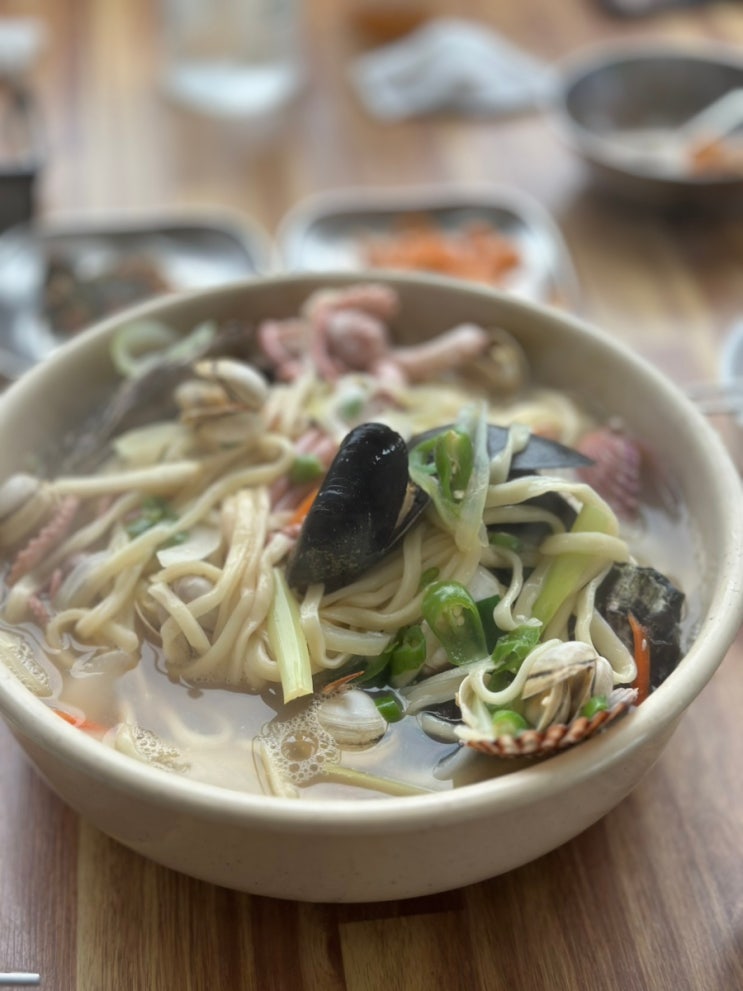  [오이도] 해물칼국수 찐 맛집, 오이도 주차, 바다 보면서 칼국수를 먹을 수 있는 맛자랑