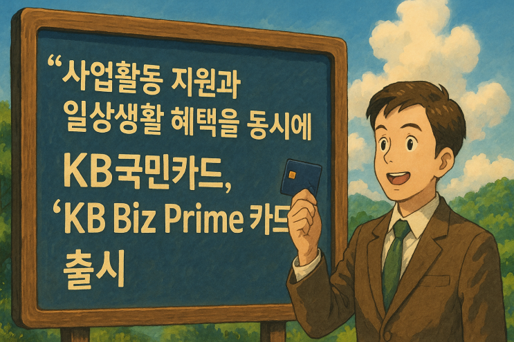   고소득 사업자를 위한 프리미엄 카드 나왔다!