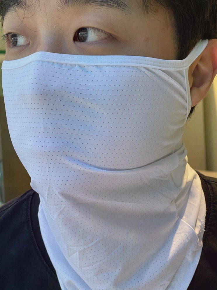  캐디샵 자외선 차단 마스크, 야외활동에 최적의 햇빛차단안면추천마스크!