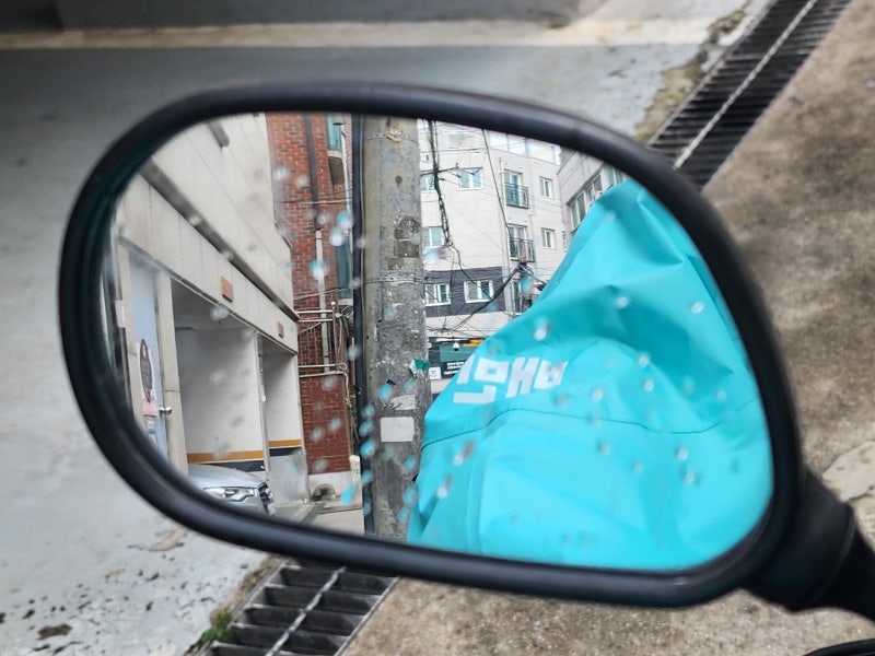 배민커넥트 배민라이더웨어 배민 우의 세트 착용 후기