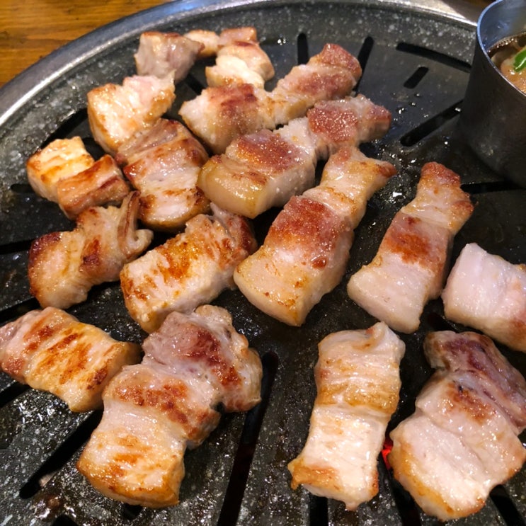  송도 야장 맛집 송도어멍 삼겹살 바질쌈 별미