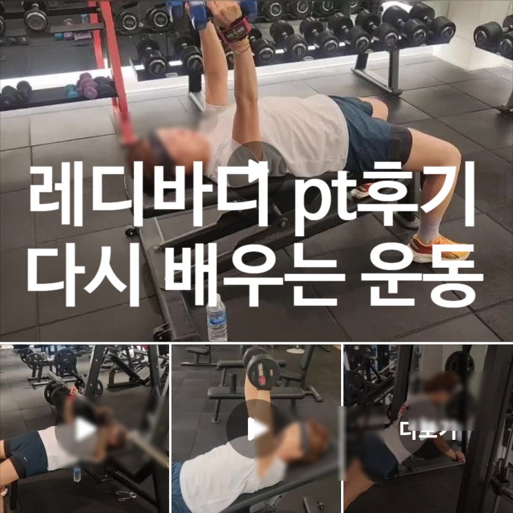  탄현 헬스장 레디바디 pt후기 다시 배우는 운동의 시작!