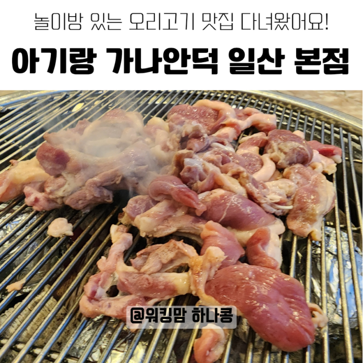 가나안덕 일산 본점｜놀이방 완비된 오리구이 맛집, 아기랑 외식 추천!