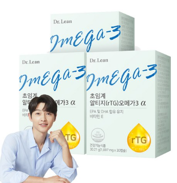 닥터린 초임계 알티지 오메가3 알파로 건강 챙기기 시작하세요!