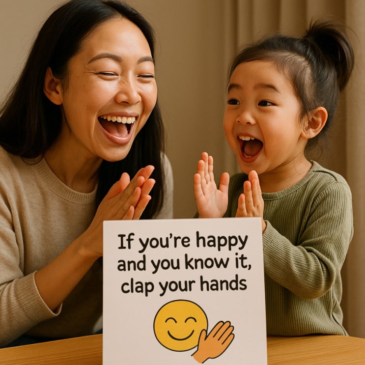  [엄마표영어] If You’re Happy and You Know It 가사 해석부터 놀이 확장까지