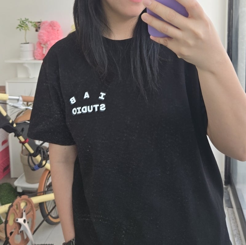 아이앱 스튜디오 반팔 여자 키 165 사이즈 후기