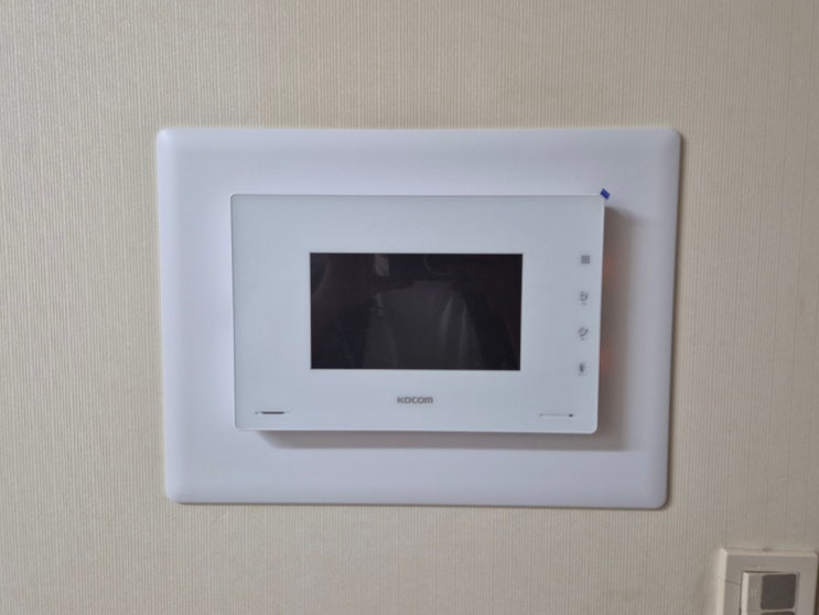  시흥 장현동 장현N플러스빌아파트 코콤 비디오폰 K6B VP-U701 설치
