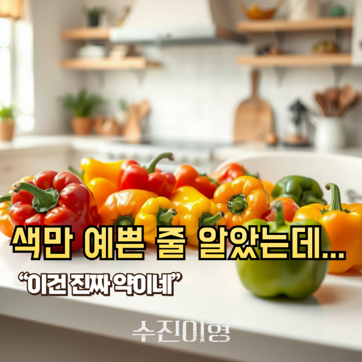 파프리카 효능이 이 정도였다고? 그냥 샐러드용 채소 아니었어?