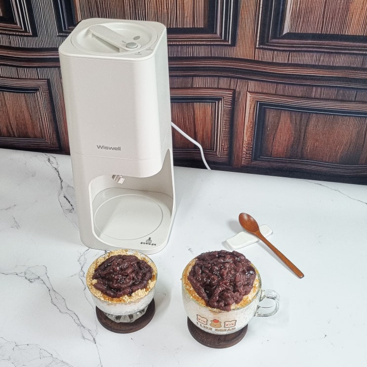  가정용 눈꽃빙수 기계 위즈웰 빙수기 추천