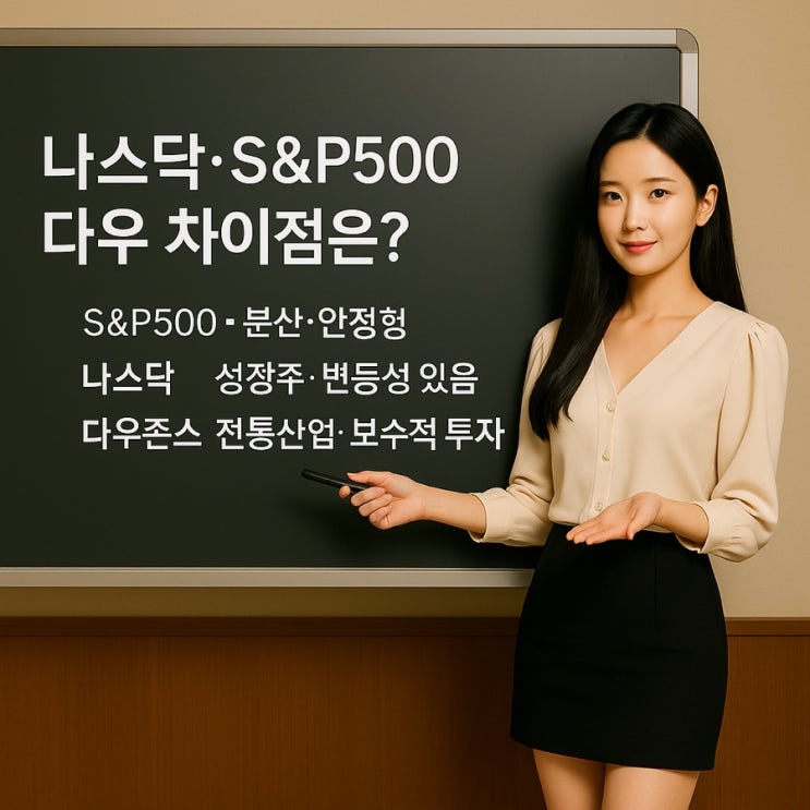  나스닥·S&P500·다우 차이점