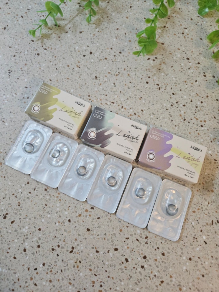  하루종일 촉촉하게 컬러 한달용렌즈 으뜸50안경 렌아먼슬리 추천드려요