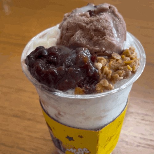 메가커피 빙수 팥빙젤라또 내돈내산 솔직후기 | 메가커피 갈매더샵