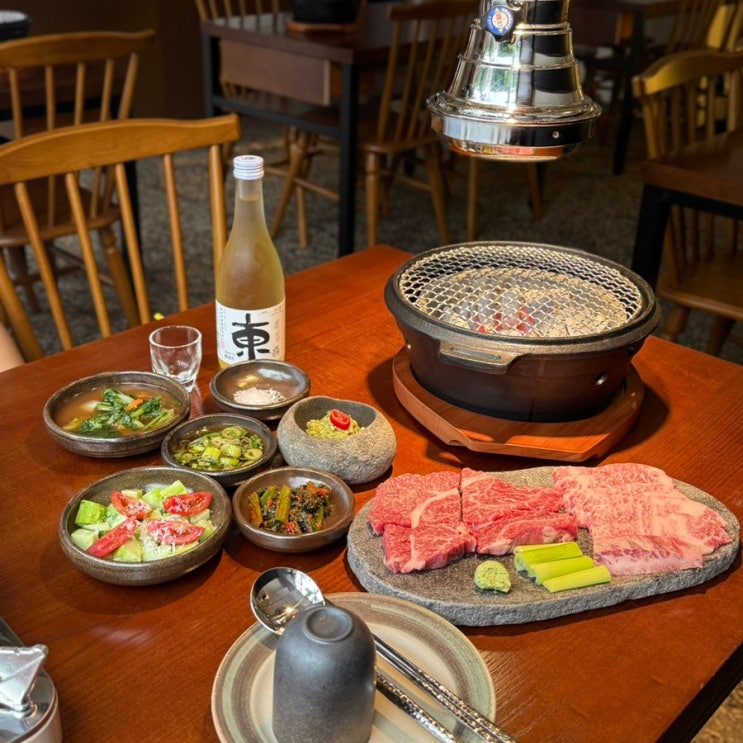  망원동 맛집 술맛나는 한우 화로구이집 끄을림 망원동 데이트 와인