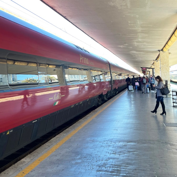  피렌체에서 로마 이딸로 기차로 가는 법 (가격, 예매, 시간)