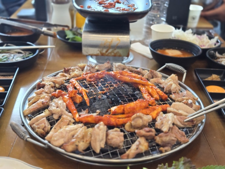  [통나무집 숯불닭갈비] 춘천 가면 닭갈비 먹어줘야지