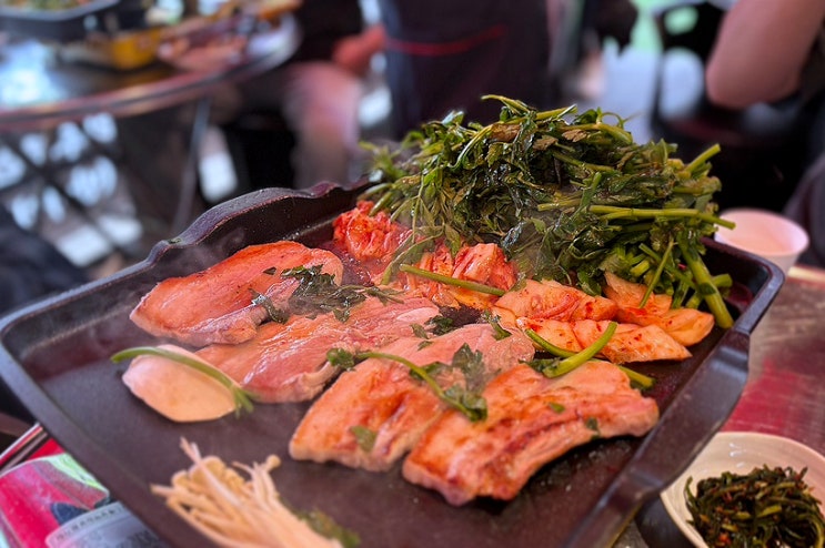안양예술공원 삼겹살 맛집 약초명가 산양삼요리전문점